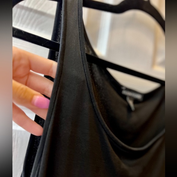 Eileen Fisher 100% Silk Everyday Tank Top Black Sleeveless Top Size Medium - Picture 3 of 16